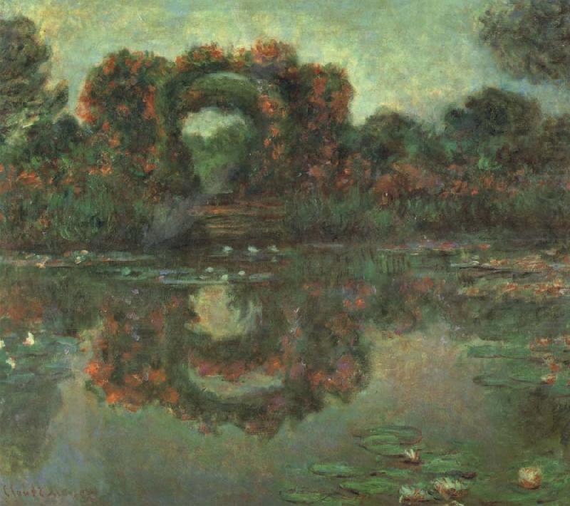 Claude Monet The Flowered Arches at Giverny china oil painting image